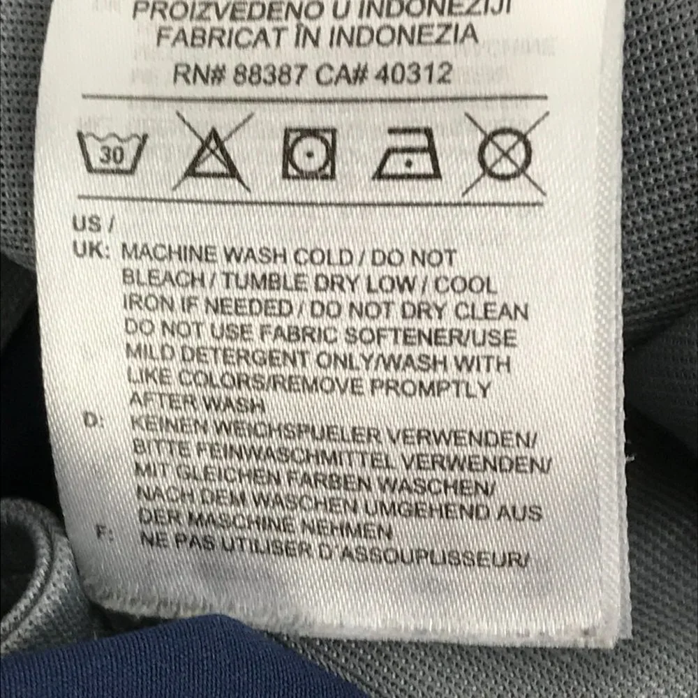 Adidas Flat Front Chino Shorts Men's Size 30 Navy Blue Polyester Blend Pockets - Picture 8 of 11